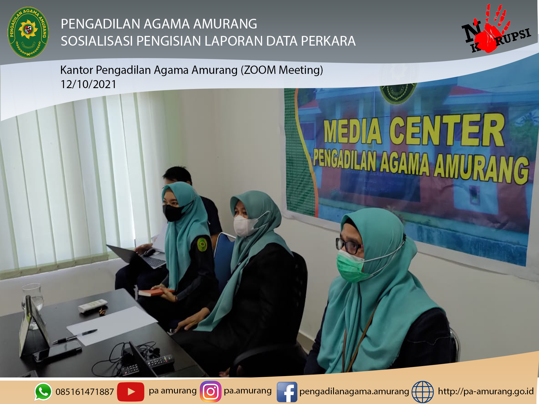 SOSIALISASI PENGISIAN LAPORAN DATA PERKARA 2