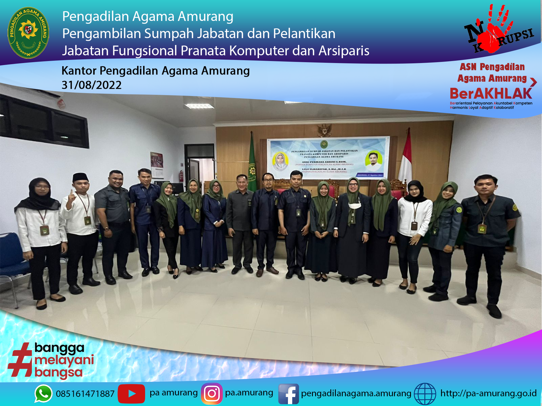 pelantikan prakom dan arsiparis 2