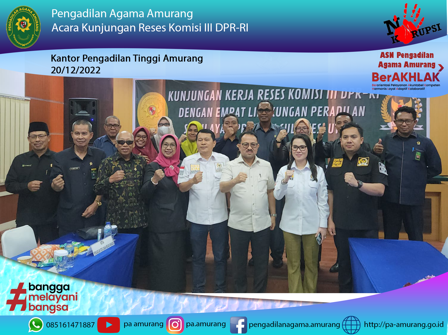 acara kunjungan dpr ri