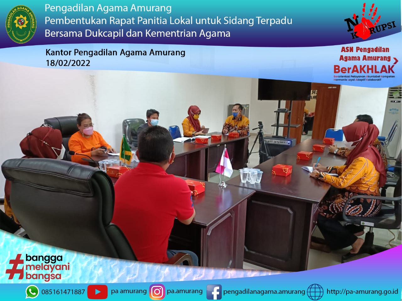 Pembentukan Panitia Lokal Sidang Terpadu 1