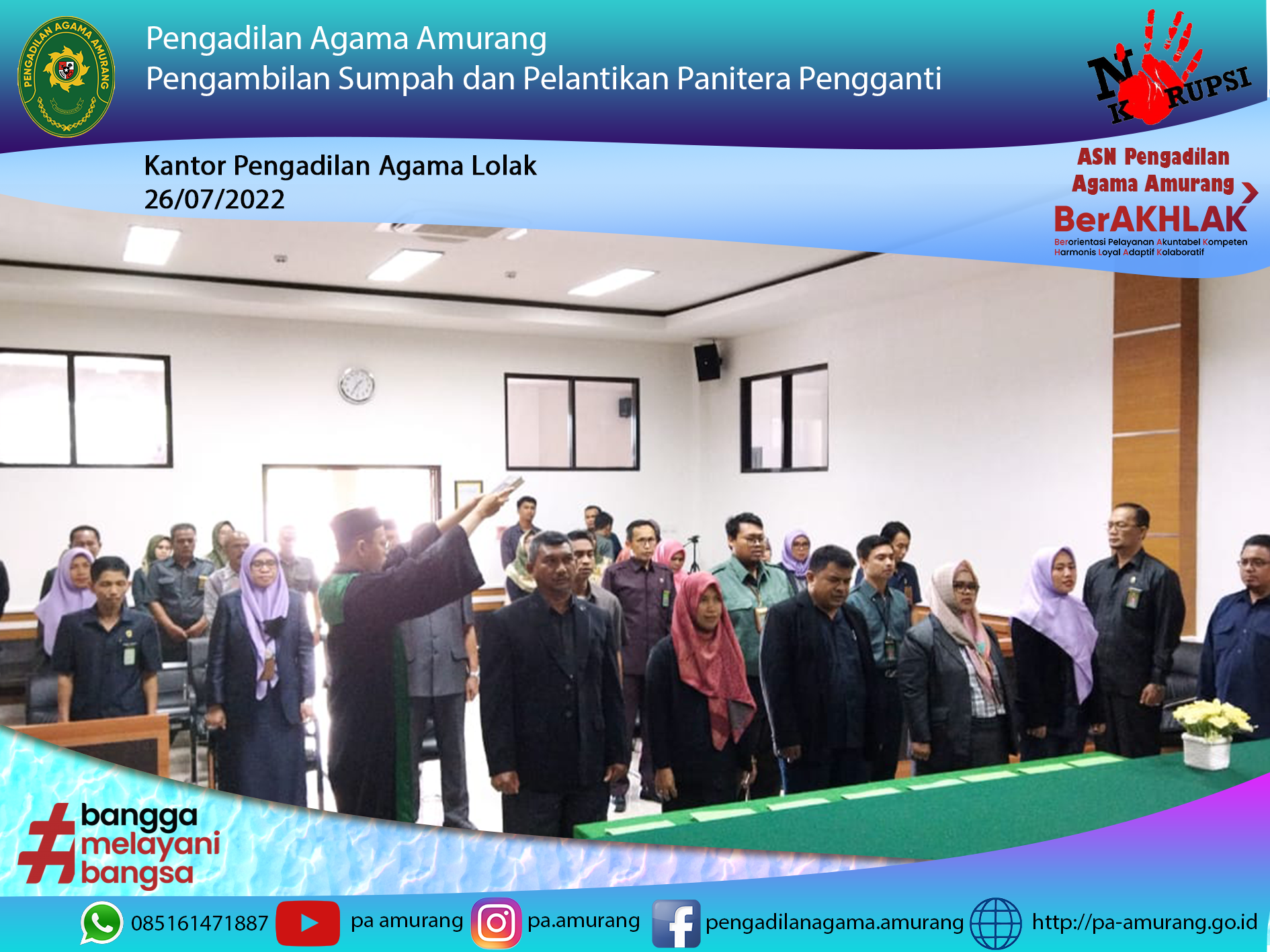 pengambilan sumpah dewi 1