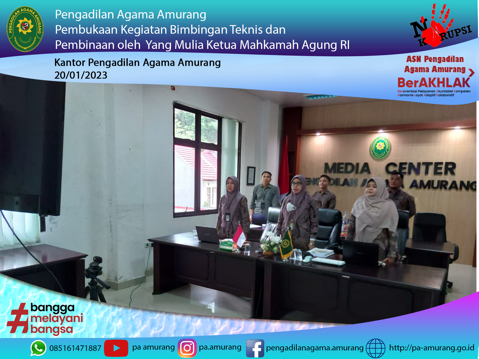 pembukaan kegiatan bimtek 1