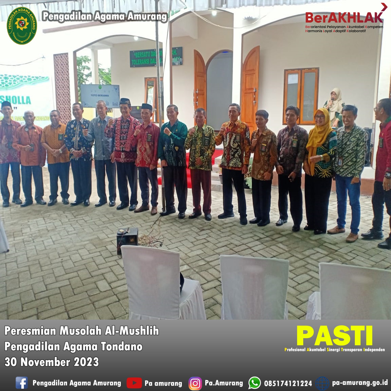 peresmian mushalah