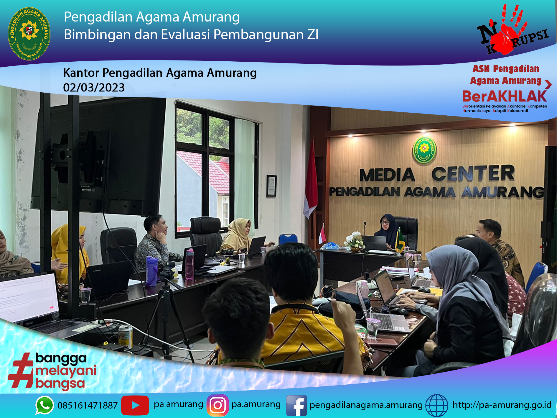Bimbingan dan Evaluasi Pembangunan ZI 2