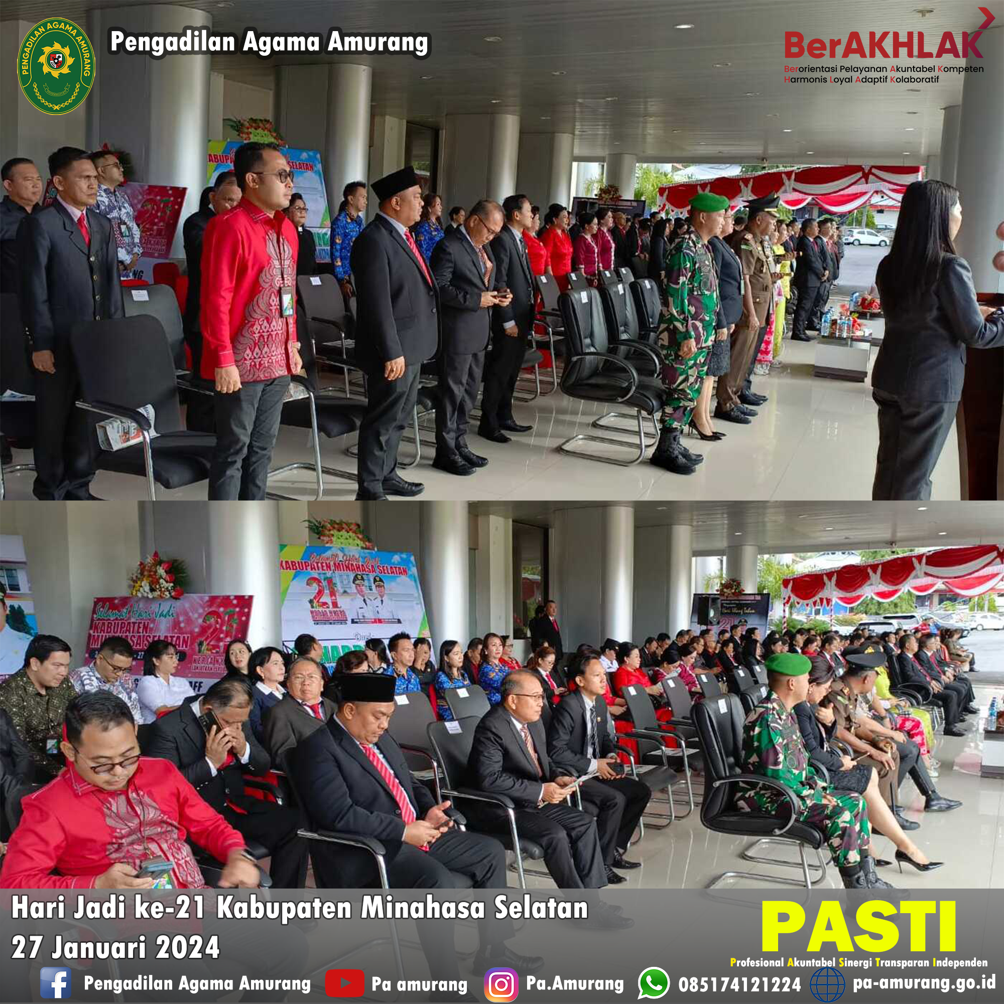 hari jadi ke 21 kabupaten minsel