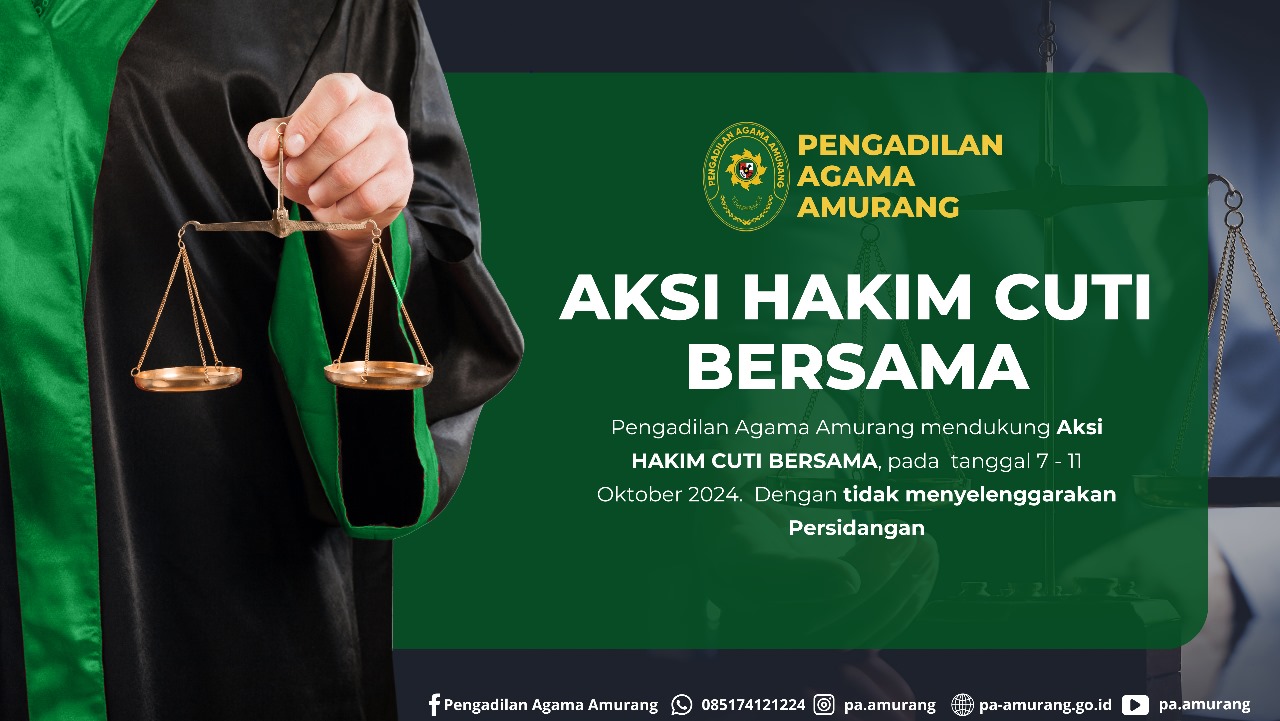 20241011 aksi hakim cuti bersama