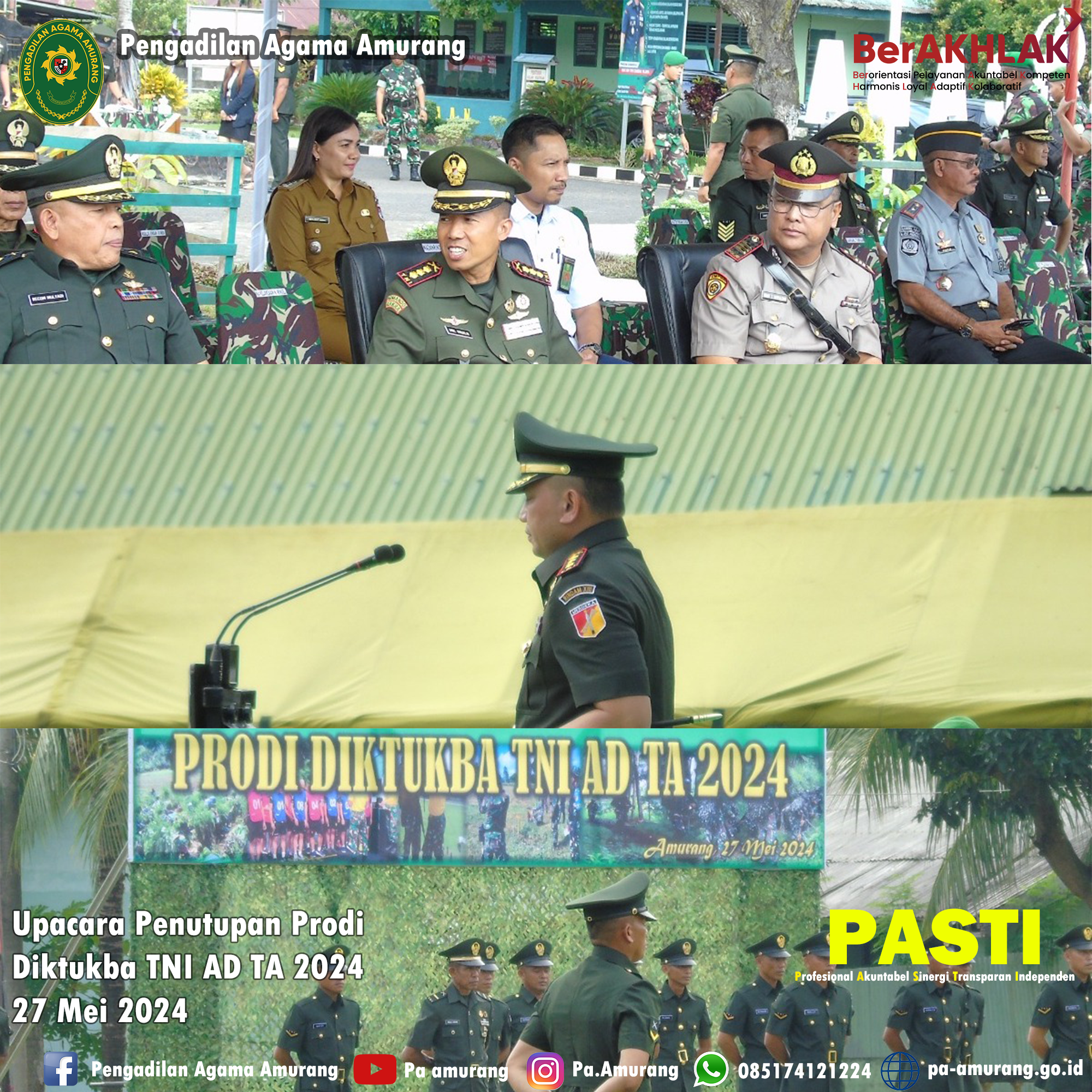 acara penutupan tni ad